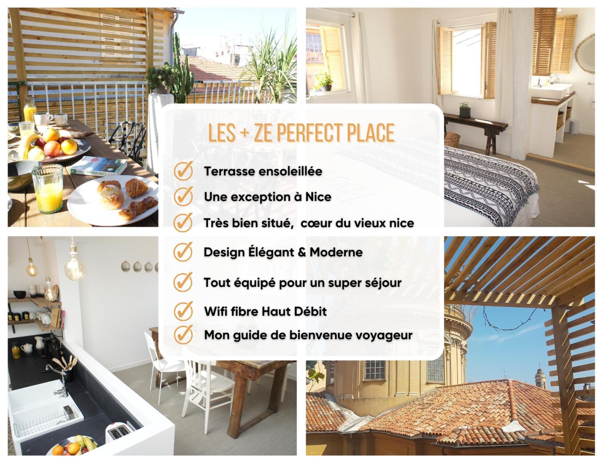Ze Perfect Place - Vieux Nice - Exceptionnel Appartement - Calme Et Terrasse Avec Vues Kültér fotó